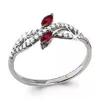 Кольцо из серебра, артикул LV61641В