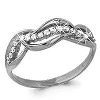 Кольцо, артикул LV61601А, серебро