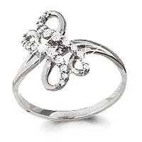 Кольцо, серебро, артикул LV61395А