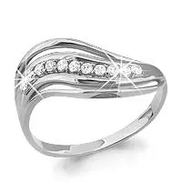 Кольцо из серебра, артикул LV61382А