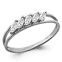 Кольцо из серебра, артикул LV61071