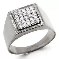 Кольцо из серебра, артикул LV61001А