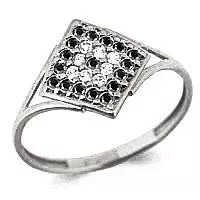 Кольцо, серебро, артикул LV60995Ч