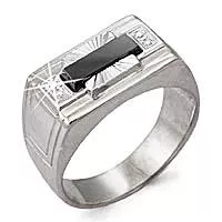 Кольцо, серебро, артикул LV60636Ч