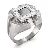 Кольцо, артикул LV60598, серебро