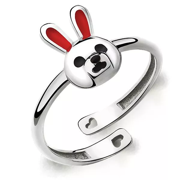 Кольцо, артикул LV57059, серебро