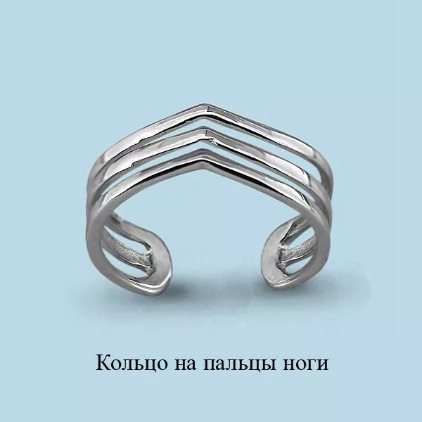 Кольцо, артикул LV57022, серебро