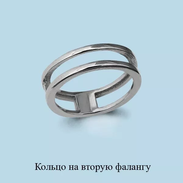 Кольцо, артикул LV57003, серебро