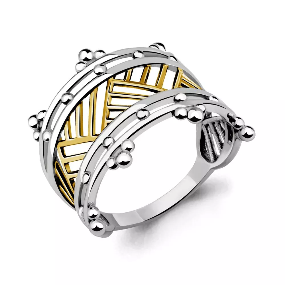 Кольцо, серебро, артикул LV54542