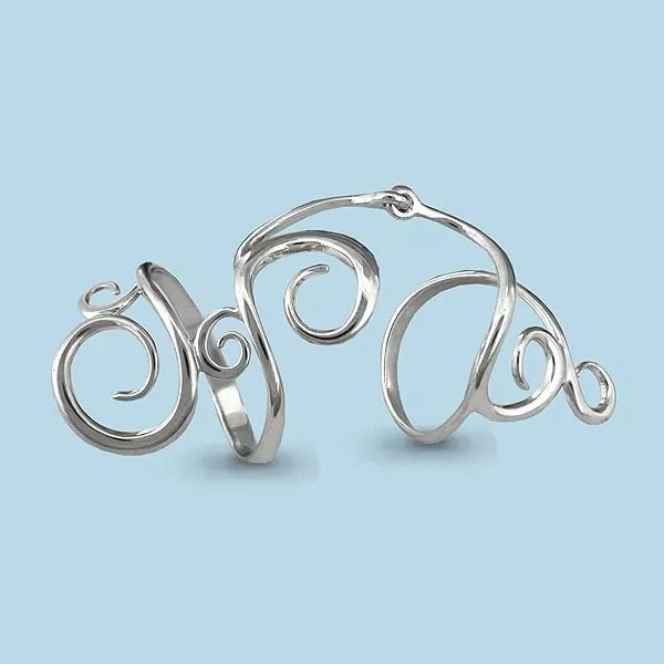 Кольцо из серебра, артикул LV54183