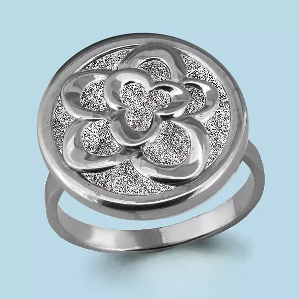 Кольцо, артикул LV54163, серебро