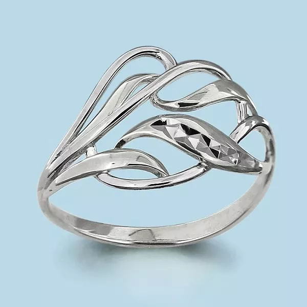 Кольцо, артикул LV54146, серебро