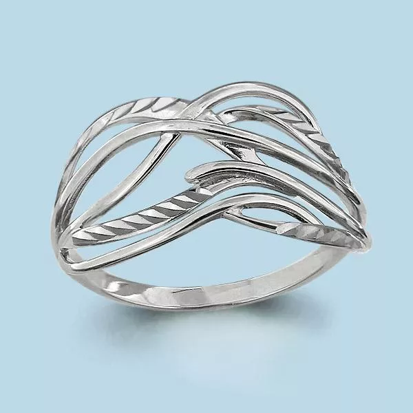 Кольцо из серебра, артикул LV54141