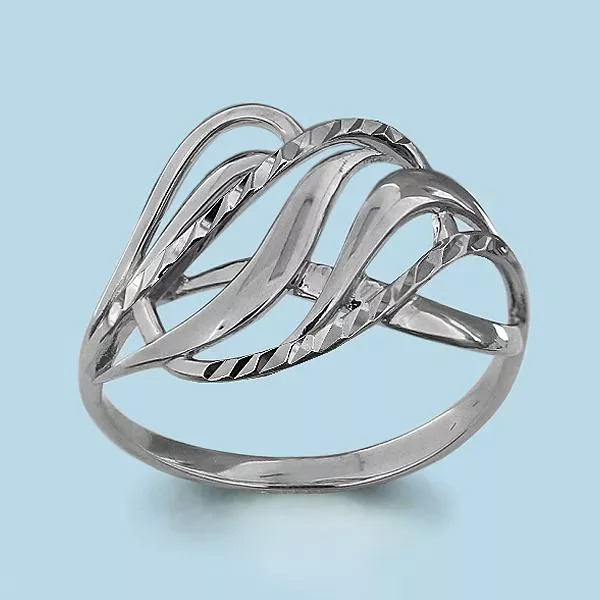 Кольцо, артикул LV54137, серебро