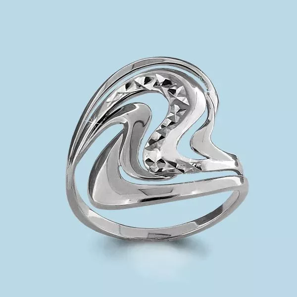 Кольцо, артикул LV54128, серебро