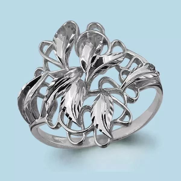 Кольцо, артикул LV54054, серебро