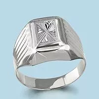 Кольцо из серебра, артикул LV53000