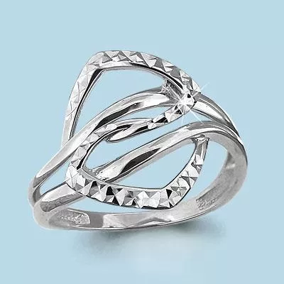 Кольцо, артикул LV52805, серебро