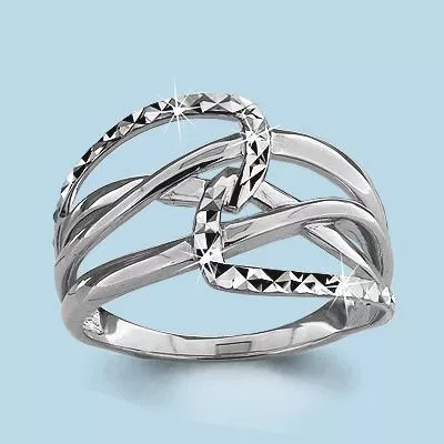 Кольцо, артикул LV52773, серебро