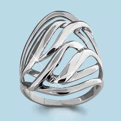 Кольцо из серебра, артикул LV52743