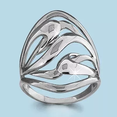 Кольцо, серебро, артикул LV52742