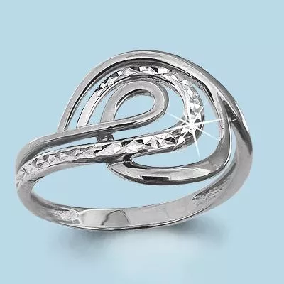Кольцо из серебра, артикул LV52709
