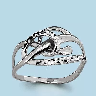 Кольцо, артикул LV52606, серебро