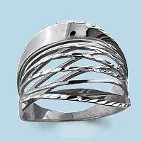 Кольцо, артикул LV52555, серебро