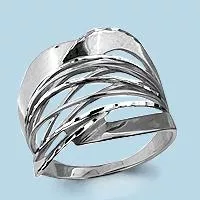 Кольцо из серебра, артикул LV52554