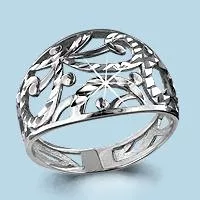 Кольцо, артикул LV52538, серебро