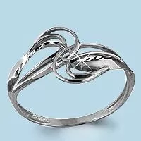 Кольцо, артикул LV51745, серебро