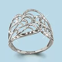 Кольцо, серебро, артикул LV51582