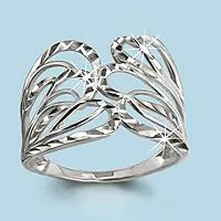 Кольцо из серебра, артикул LV51580