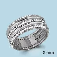 Кольцо серебряное  - артикул LV62265А