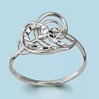 Кольцо, артикул LV51559, серебро