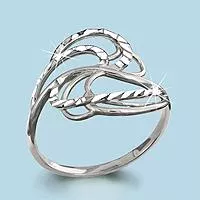 Кольцо, артикул LV51553, серебро