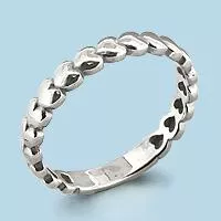 Кольцо, артикул LV51504, серебро