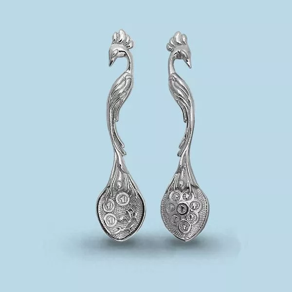 Ложка-сувенир из серебра, артикул LV70632