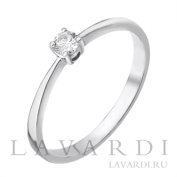 Обручальное кольцо с бриллиантом