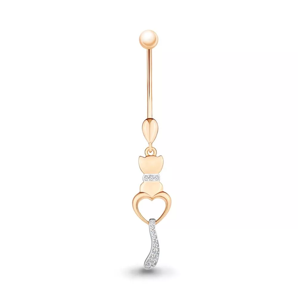 Пирсинг, золото, артикул LV70597А