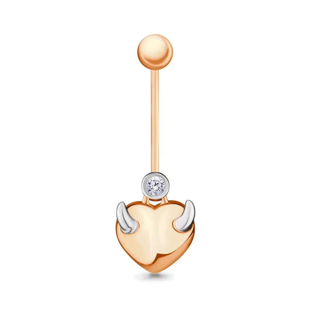 Пирсинг, артикул LV70588А, золото