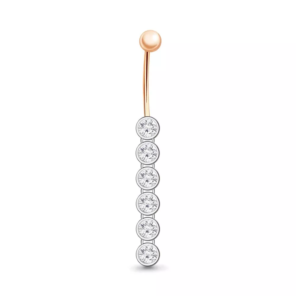 Пирсинг из золота, артикул LV70572А