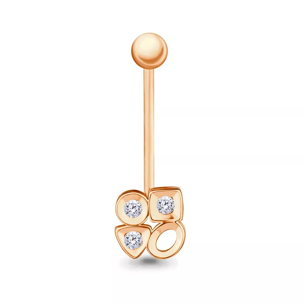 Пирсинг, артикул LV70540, золото