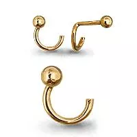 Пирсинг, золото, артикул LV70514