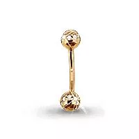 Пирсинг, артикул LV70503А, золото