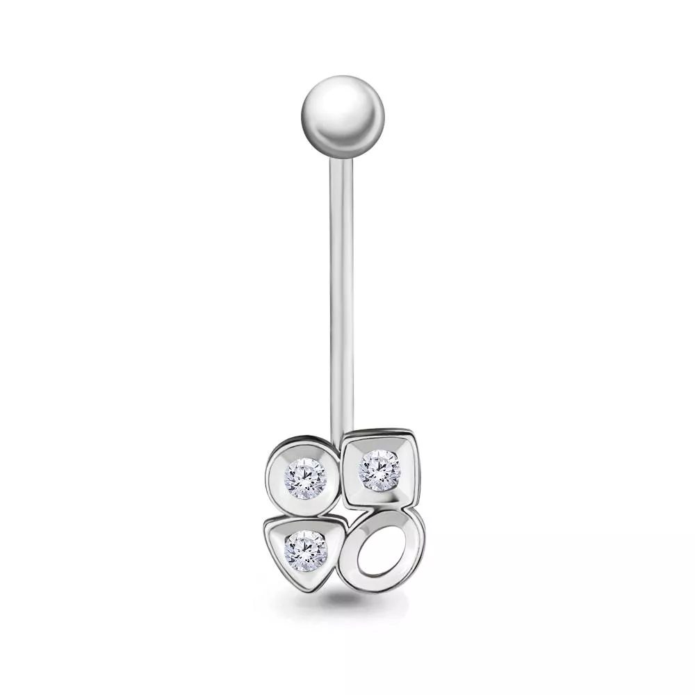 Пирсинг, серебро, артикул LV70540А