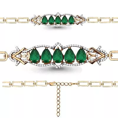 Браслет, золото, артикул LV970345Ак