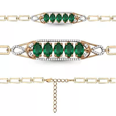 Браслет из золота, артикул LV970334Ак