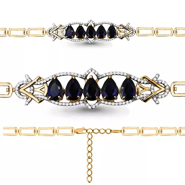 Браслет, золото, артикул LV970333Ак