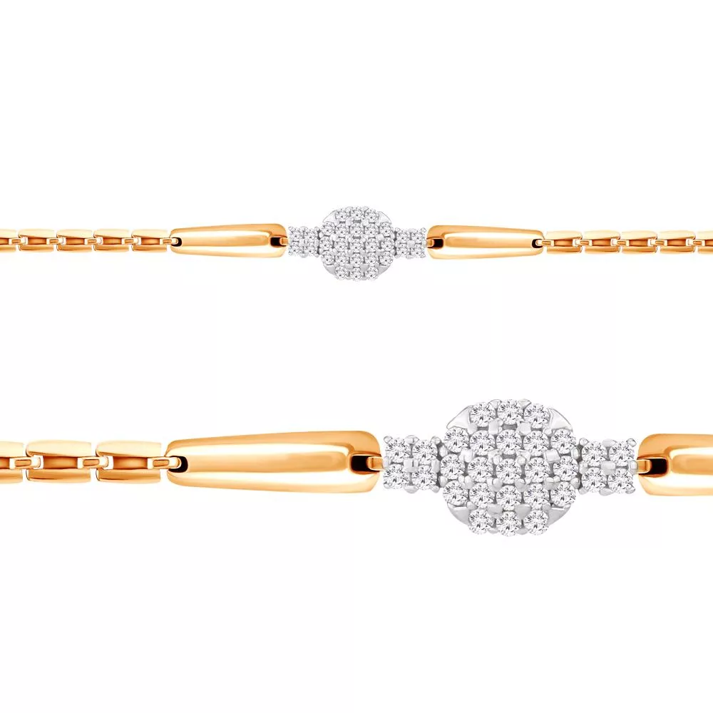 Браслет из золота, артикул LV74355А